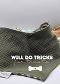 Load image into Gallery viewer, Will do tricks Dog Bandana