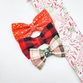 Load image into Gallery viewer, Red Buffalo Plaid Bowtie