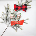 Load image into Gallery viewer, Red Buffalo Plaid Bowtie