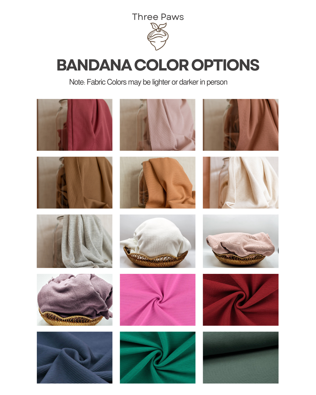 Custom Embroidered Pup Name ONLY Dog Bandana