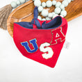Load image into Gallery viewer, USA Aplique Dog Bandana