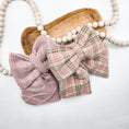 Load image into Gallery viewer, Pinky Plaid Hair Bow