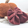 Load image into Gallery viewer, Rosewood Corduroy Hair Bow