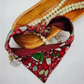 Load image into Gallery viewer, Christmas Wreath Dog Bandana