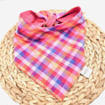 Load image into Gallery viewer, Berry Flannel Dog Bandana