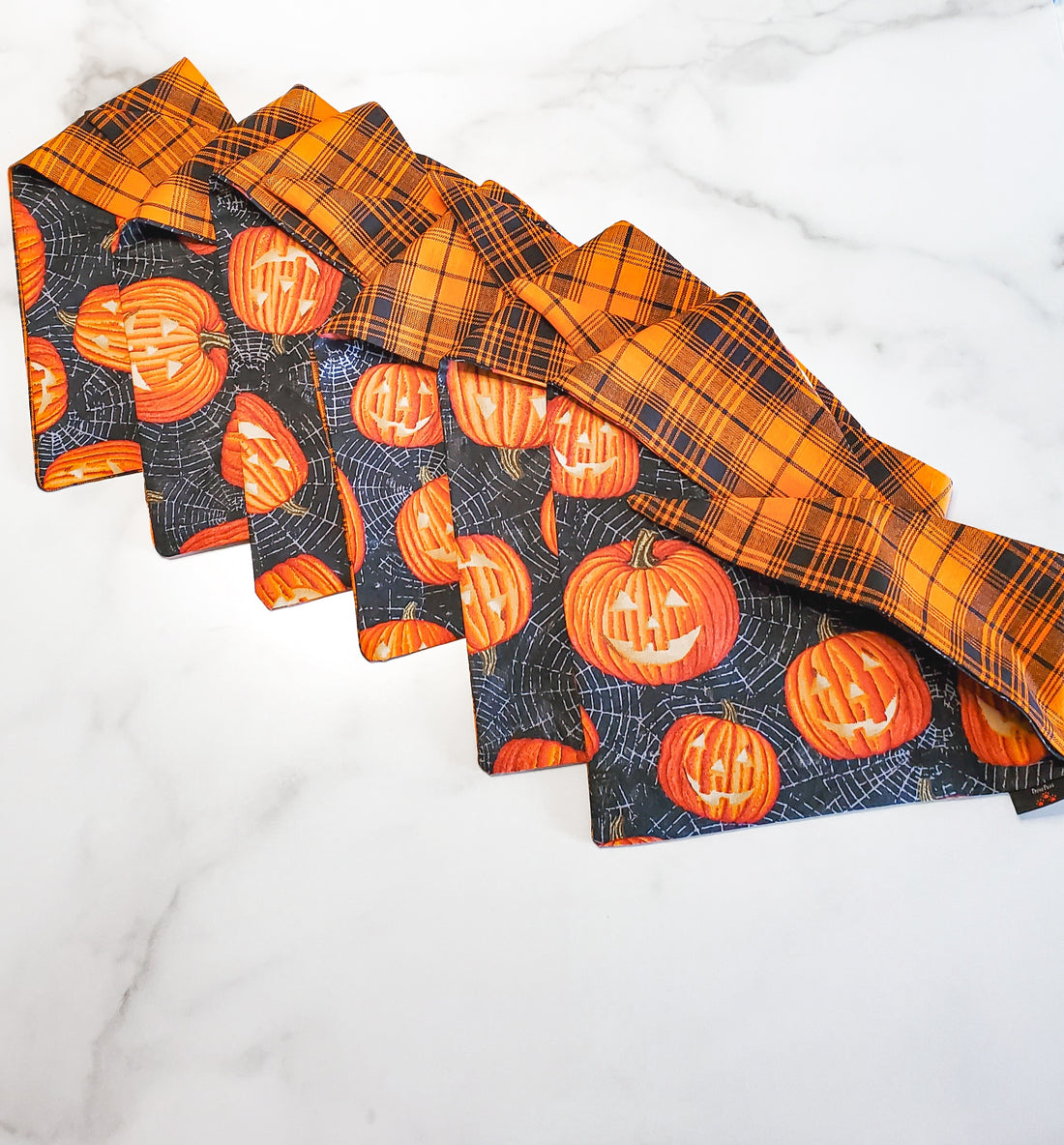 Jack O Lantern Dog Bandana