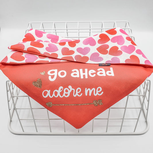 Go ahead ADORE Me Dog Bandana