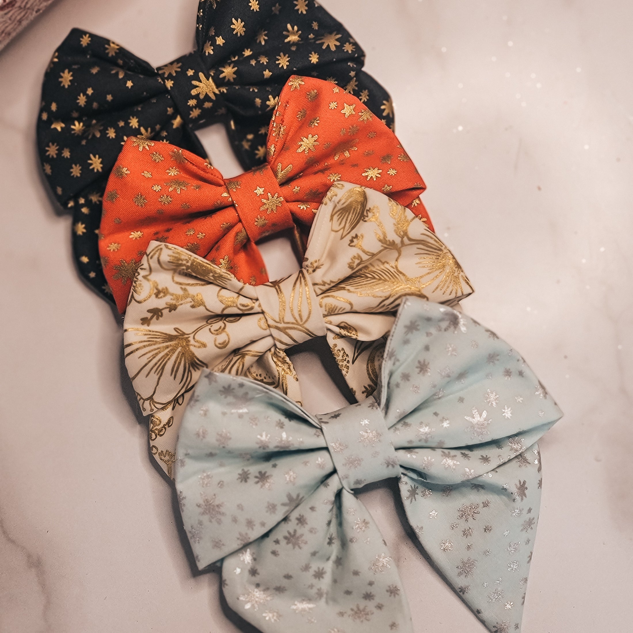 Christmas Star Hair Bow