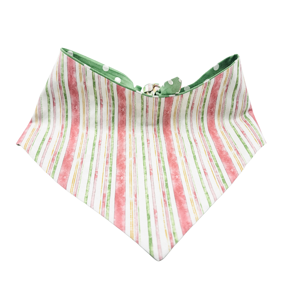 Pastel Spring Stripes Dog Bandana