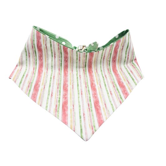 Pastel Spring Stripes Dog Bandana