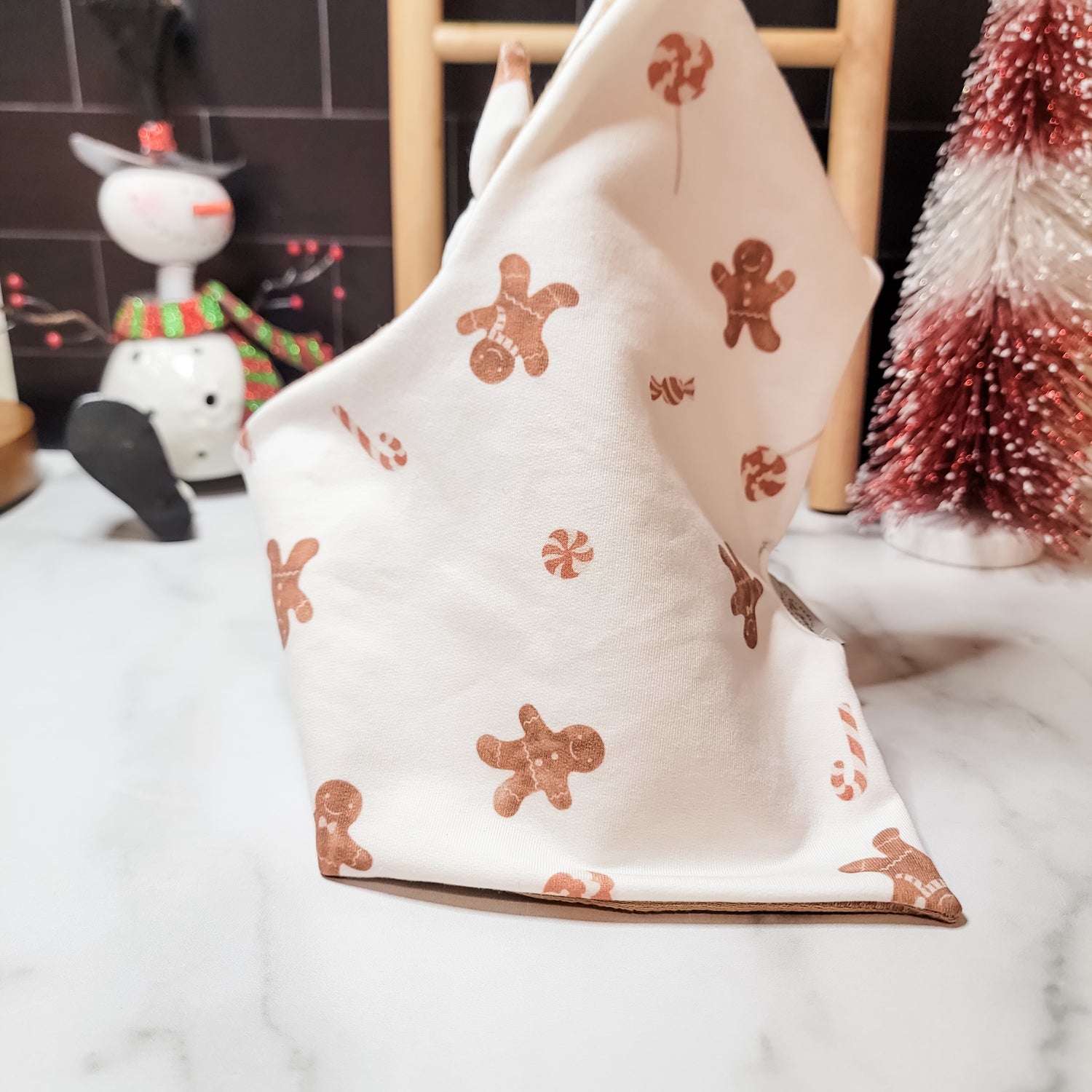 Gingerbread Cookie Dog Bandana