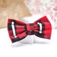 Load image into Gallery viewer, Red Buffalo Plaid Bowtie
