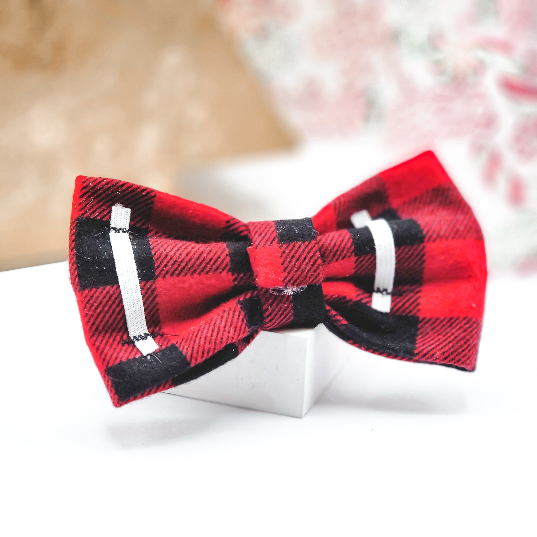 Red Buffalo Plaid Bowtie