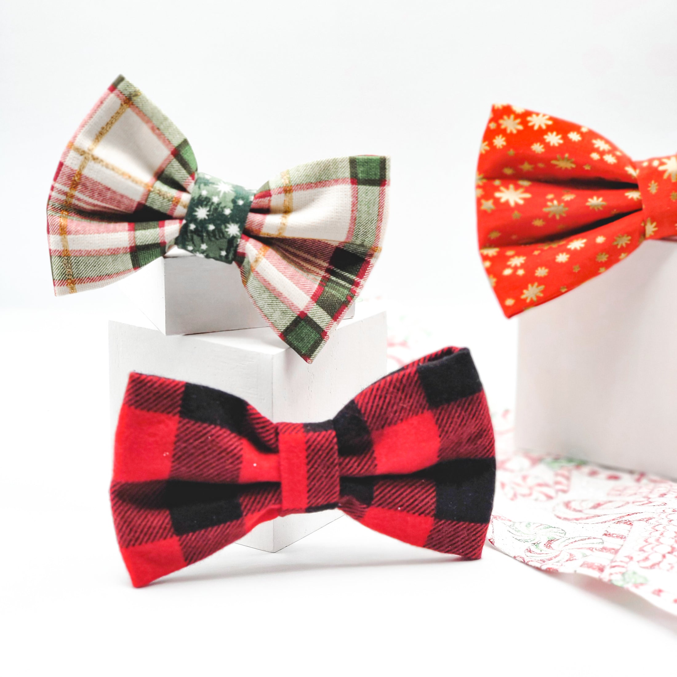 Red Buffalo Plaid Bowtie