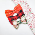 Load image into Gallery viewer, Red Buffalo Plaid Bowtie
