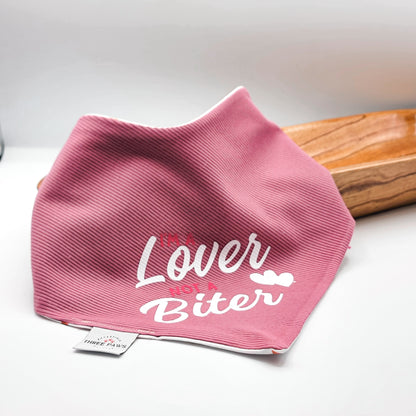 Lover NOT a Biter Dog Bandana