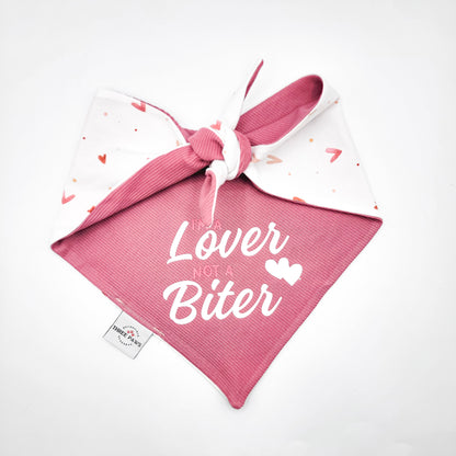 Lover NOT a Biter Dog Bandana