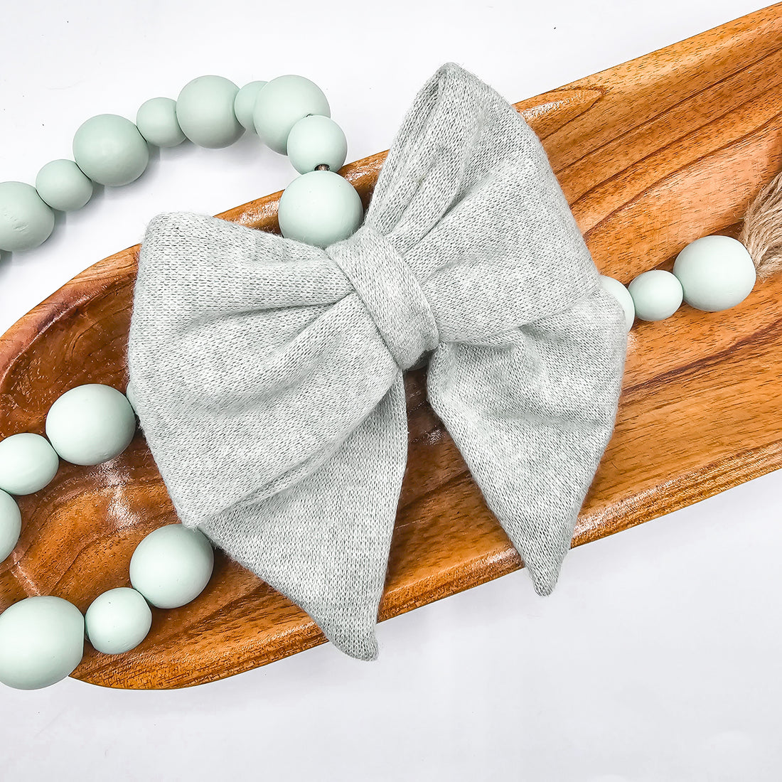Sage Perfection Hair Bow