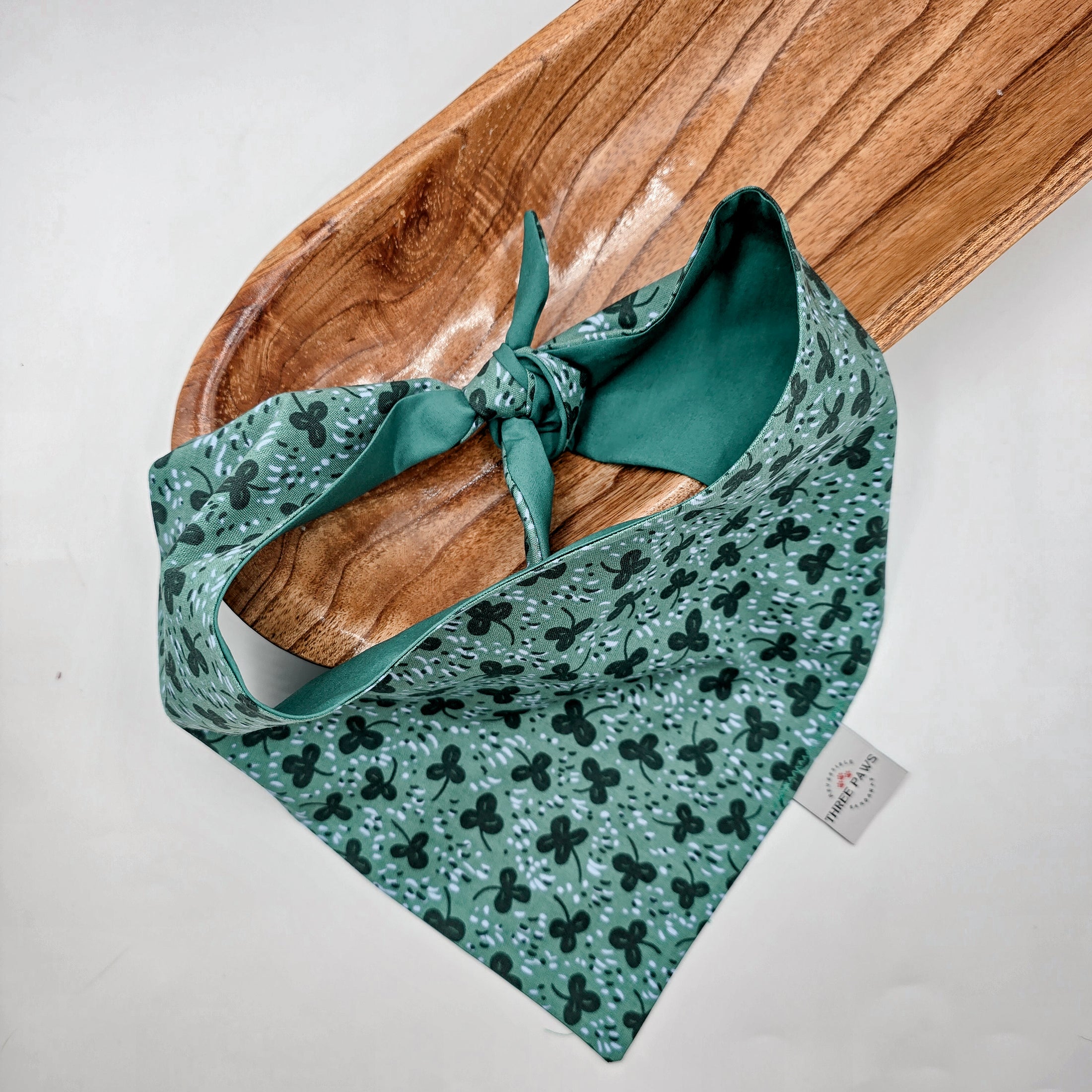 Lucky Clover Pup Dog Bandana