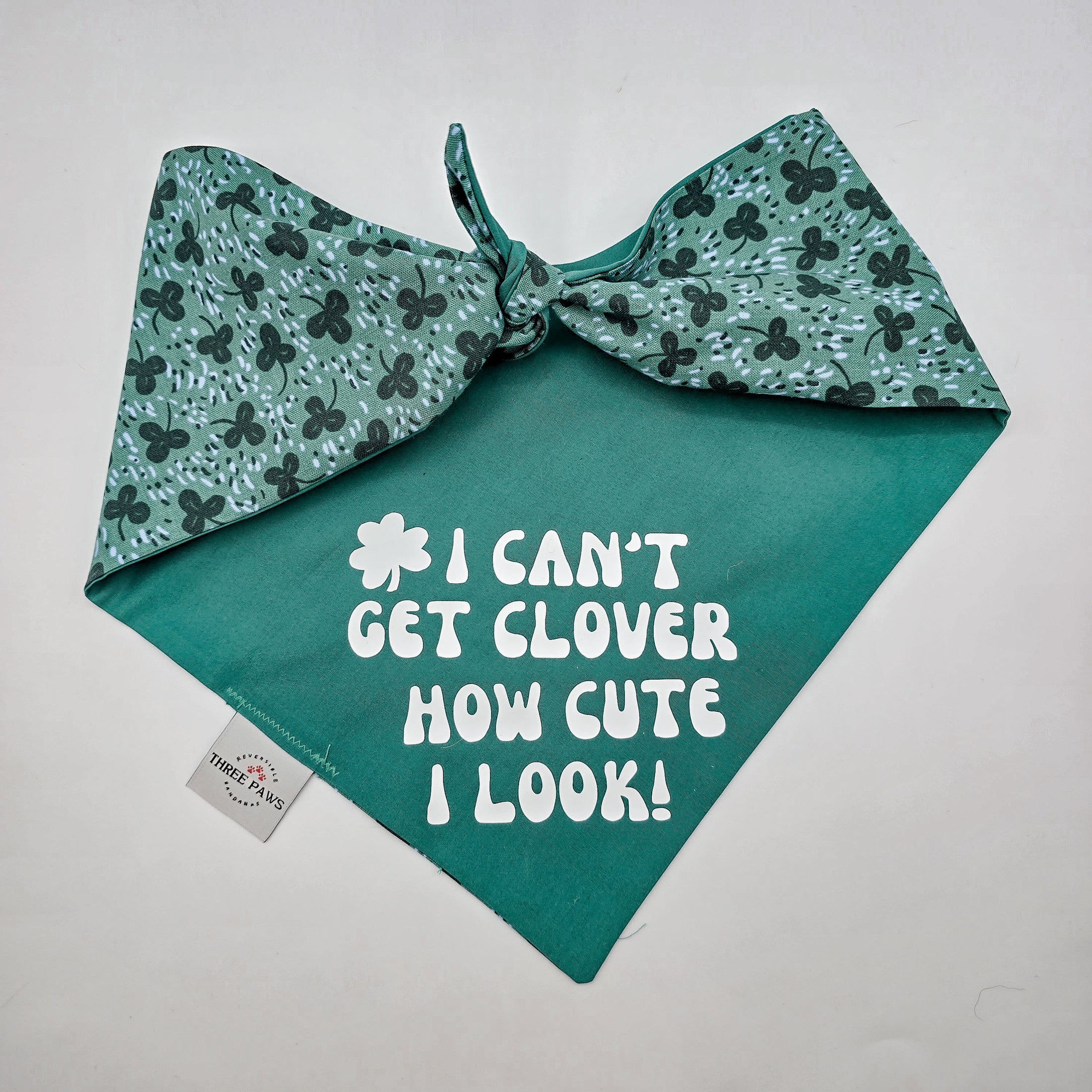 Lucky Clover Pup Dog Bandana