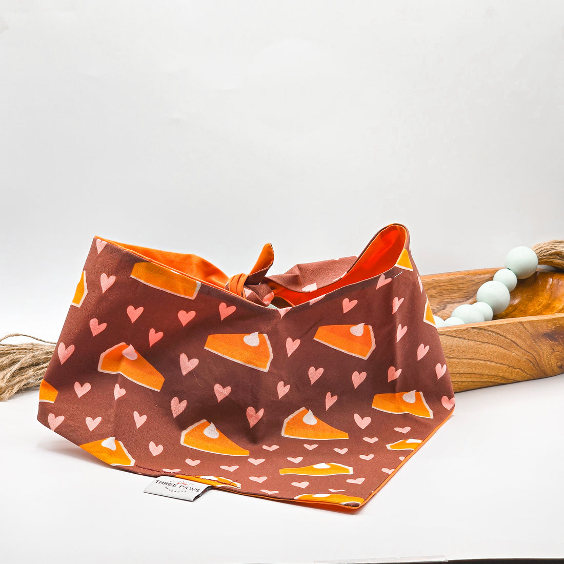 Pumpkin Pie Love Dog Bandana