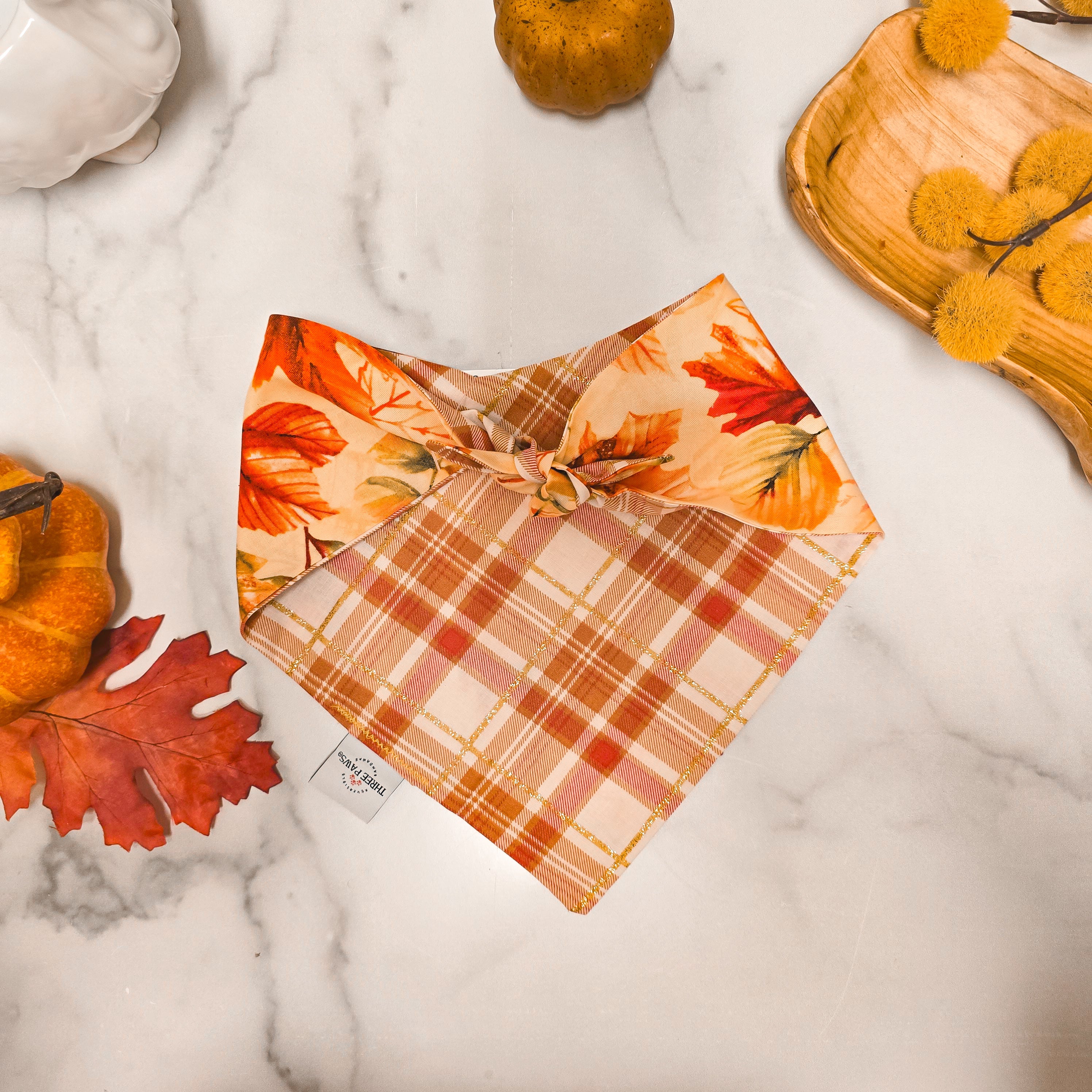 Autumn Leaves Dog Bandana