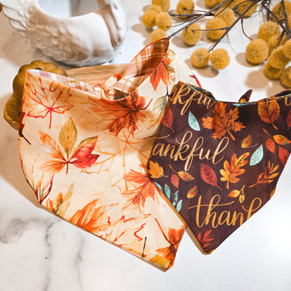 Autumn Leaves Dog Bandana