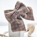 Load image into Gallery viewer, Pinky Plaid Hair Bow
