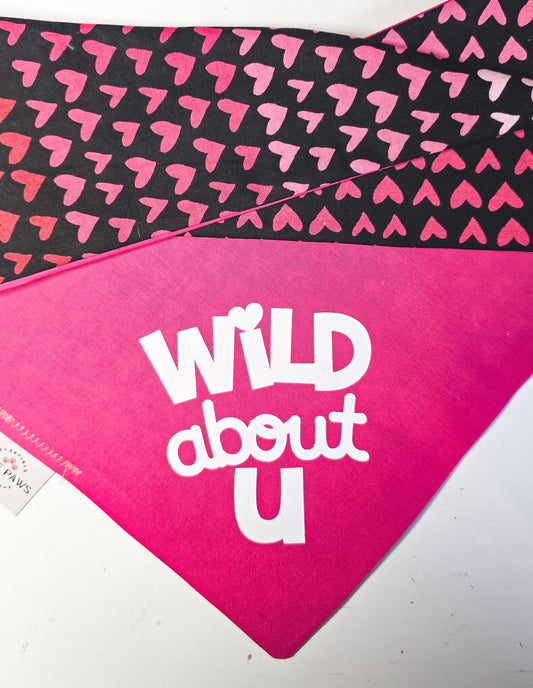 Wild about U Dog Bandana