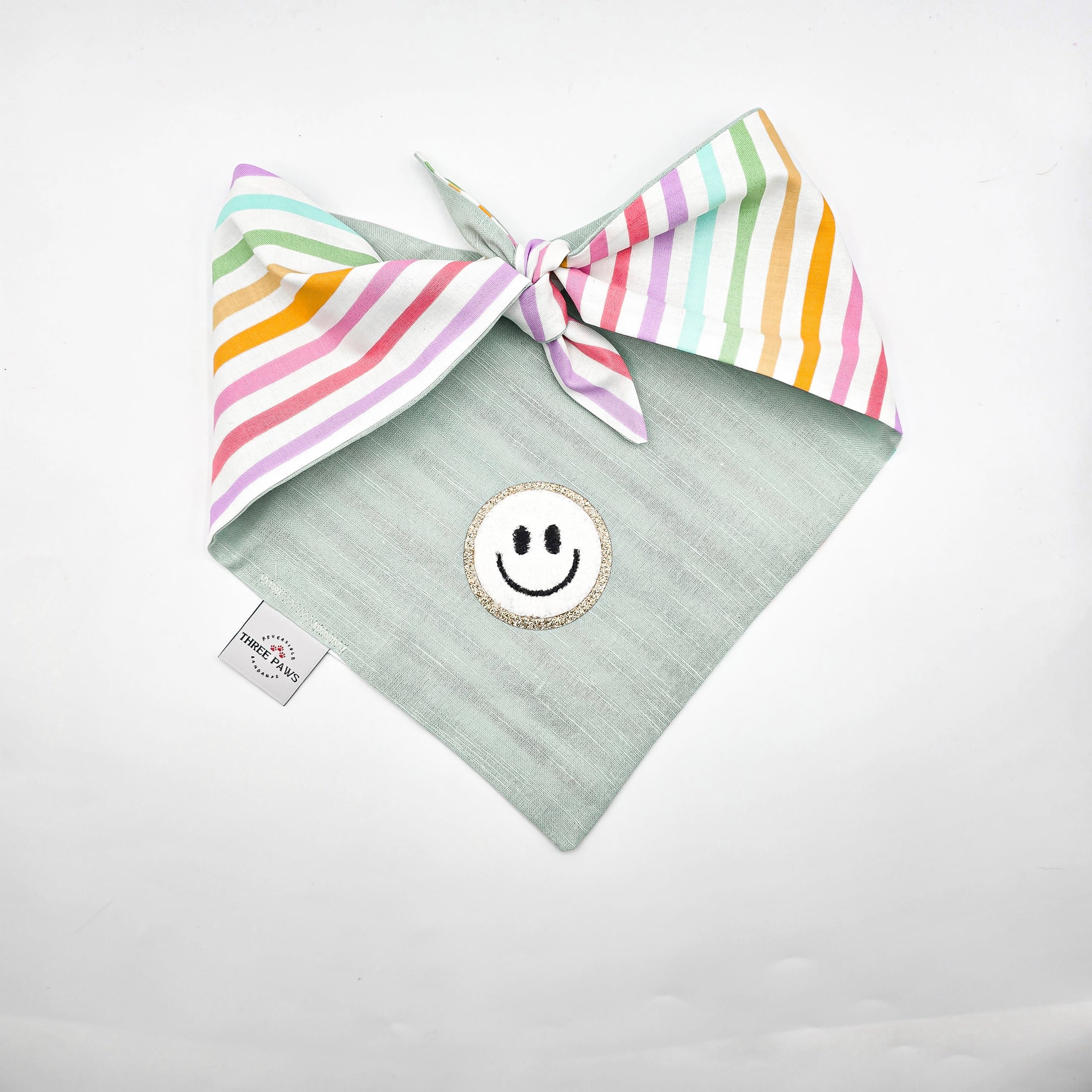 Pastel Rainbow Dog Bandana