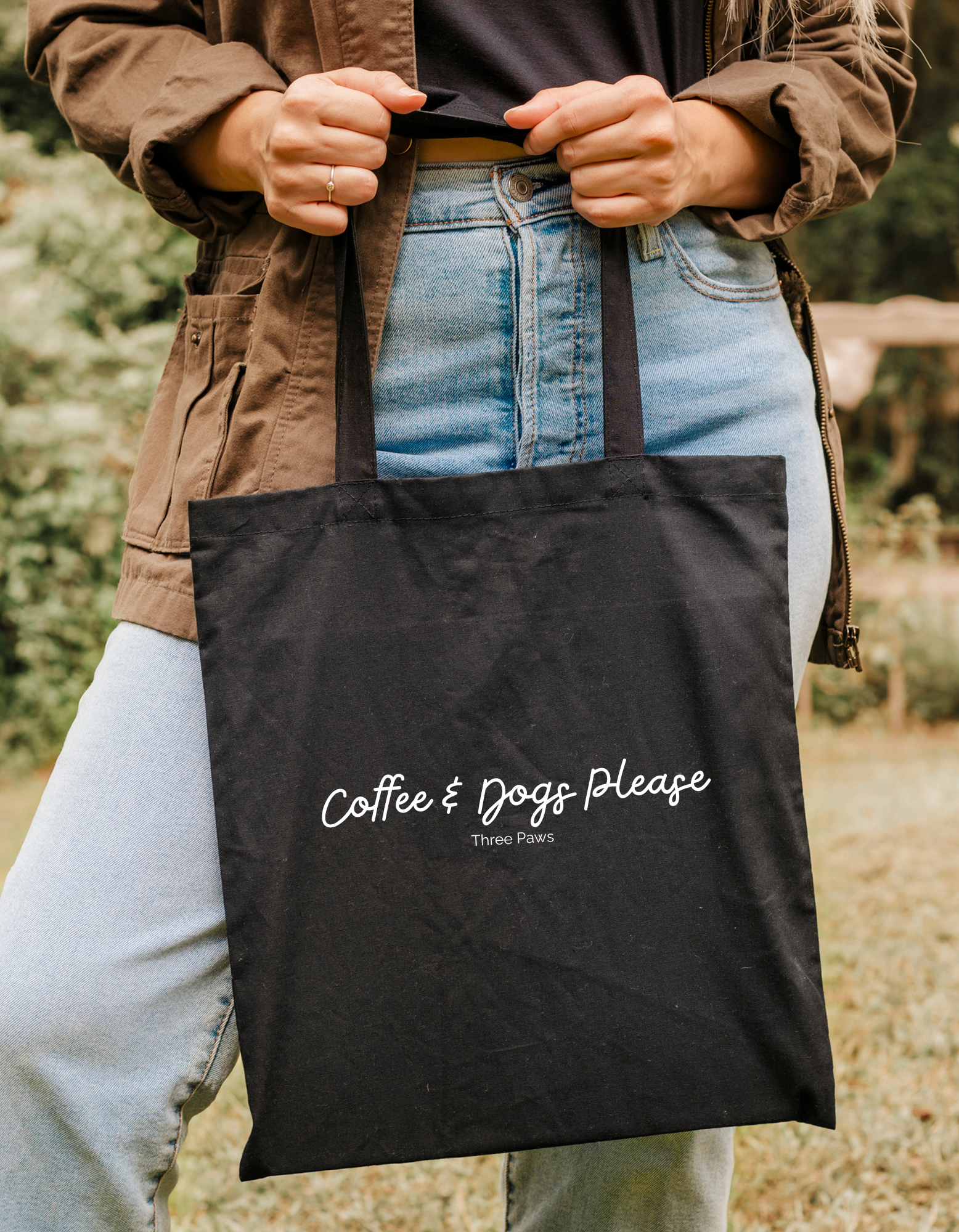 Coffee & Dogs Please Tote