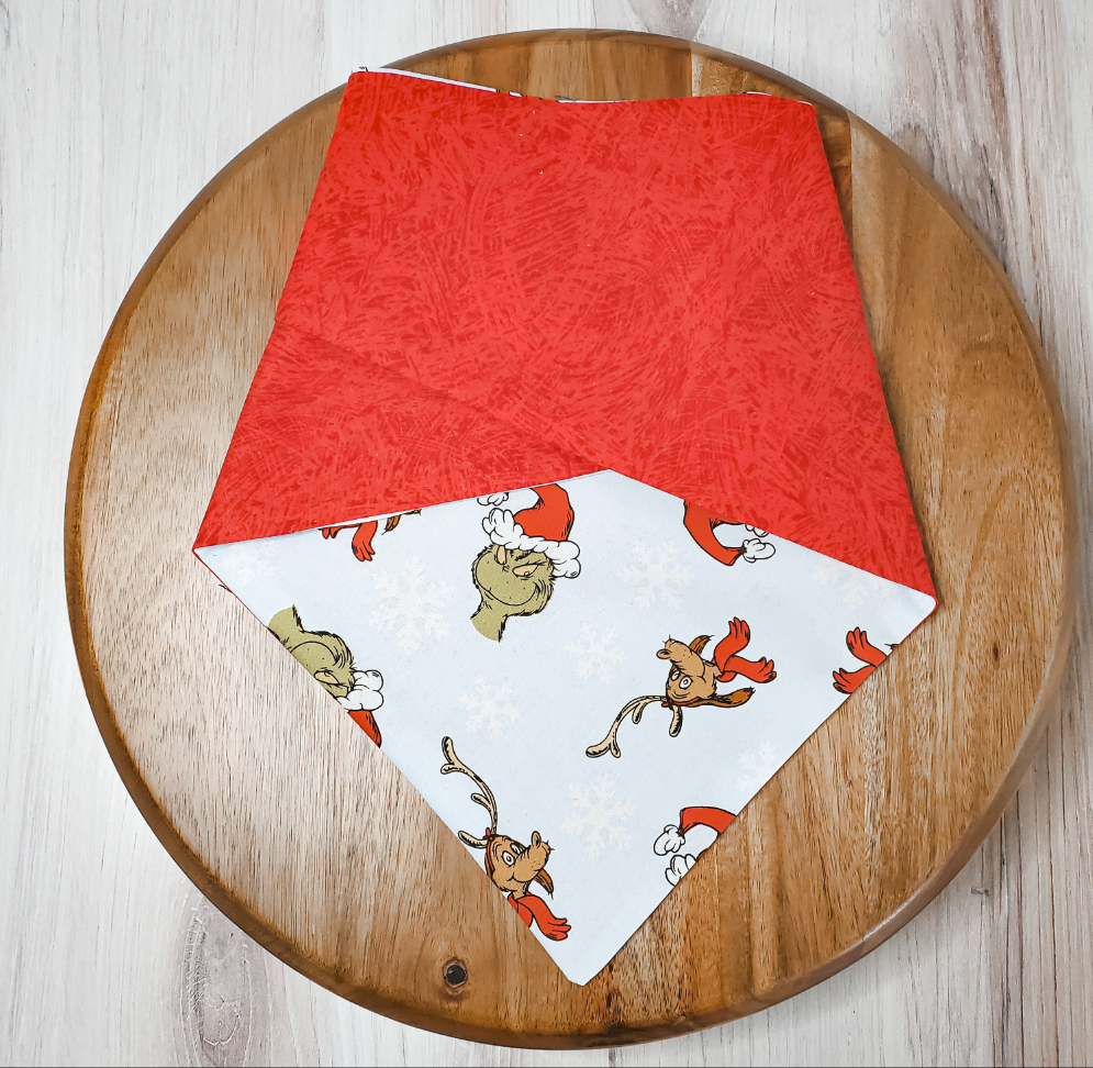 Grinch Stole Christmas  Dog Bandana