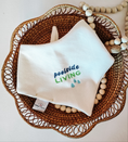 Load image into Gallery viewer, Custom Embroidered Caption + Image Dog Bandana
