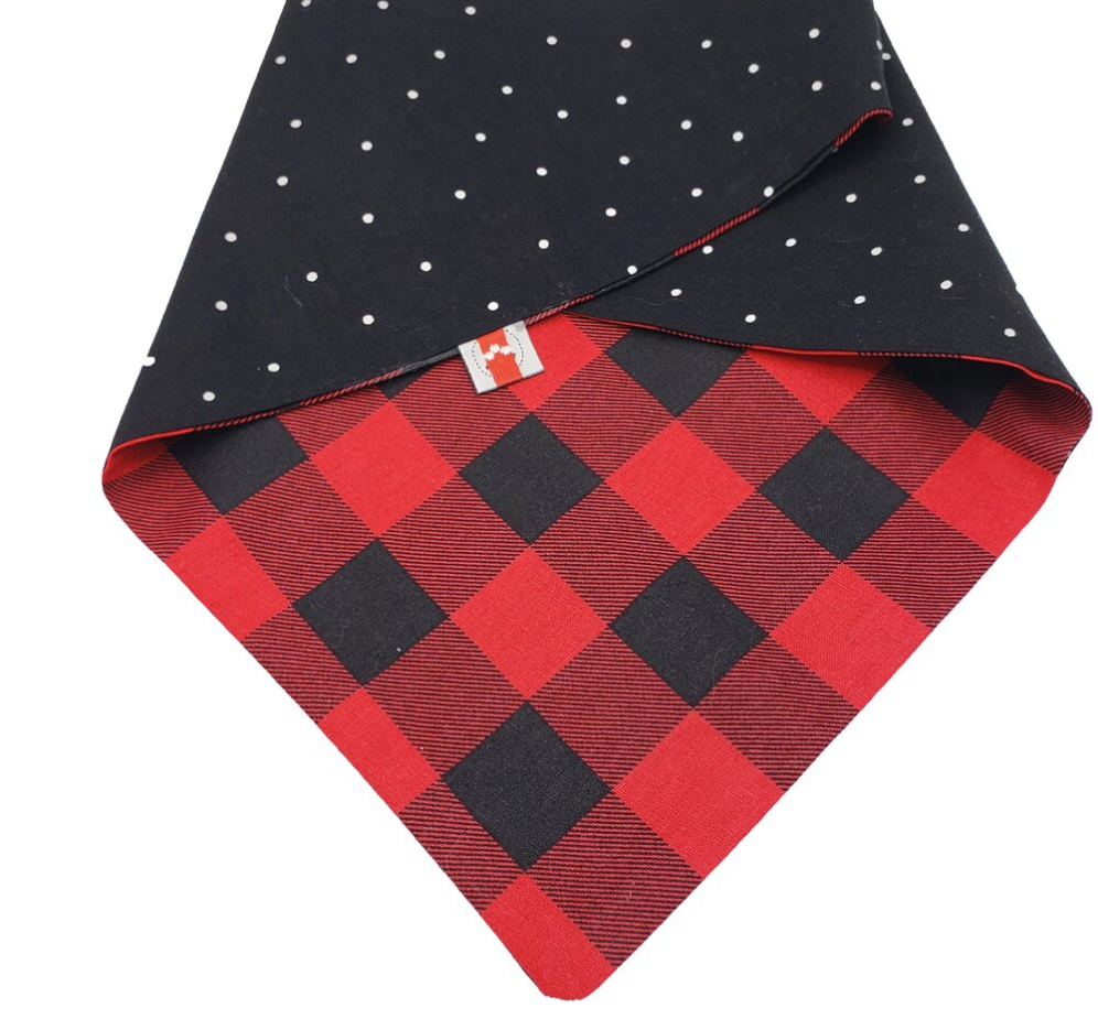 Buffalo Checker Dog Bandana