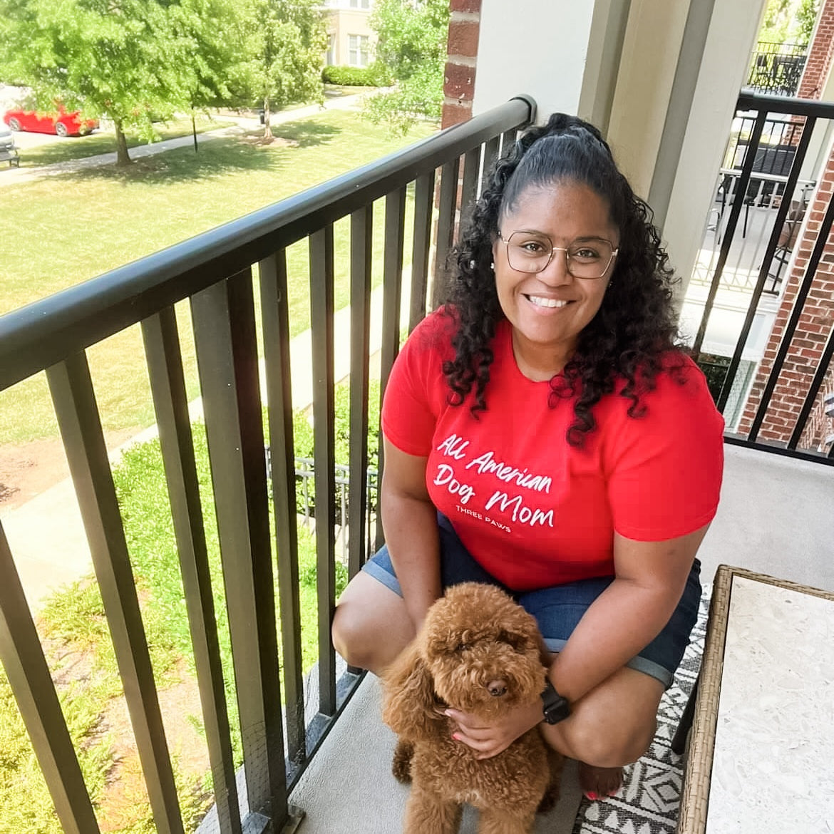 All American Dog Mom Shirt