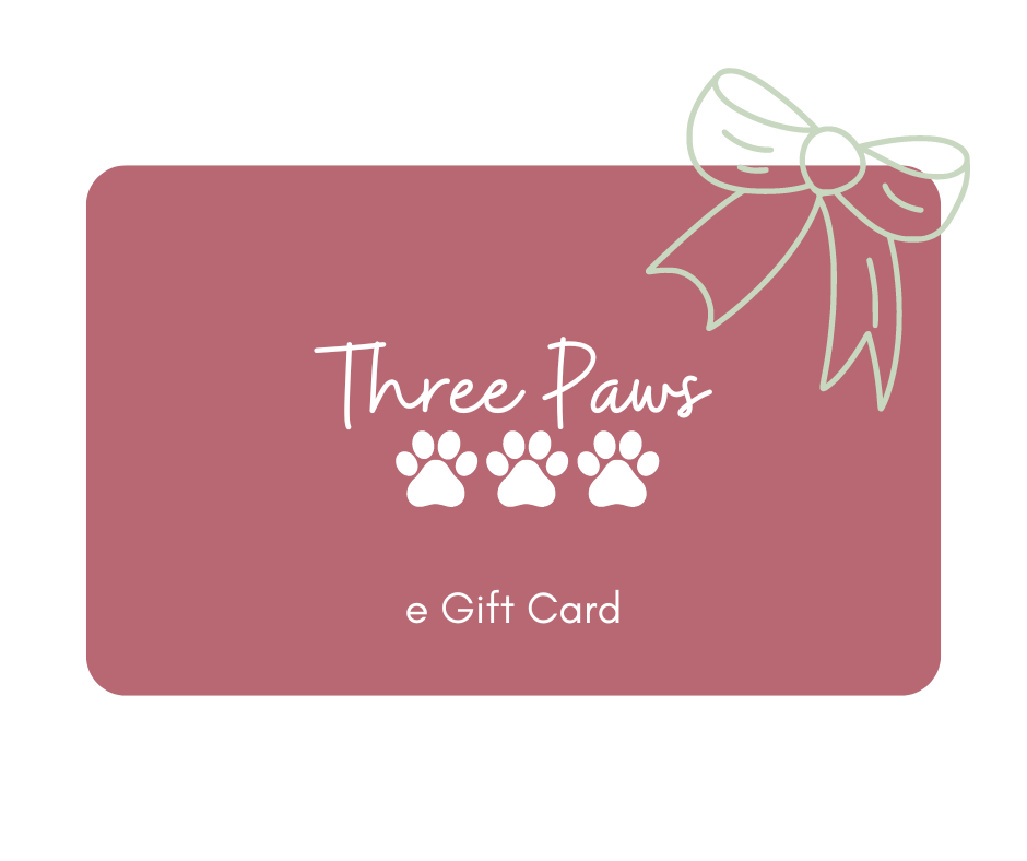 Three Paws Gift Card