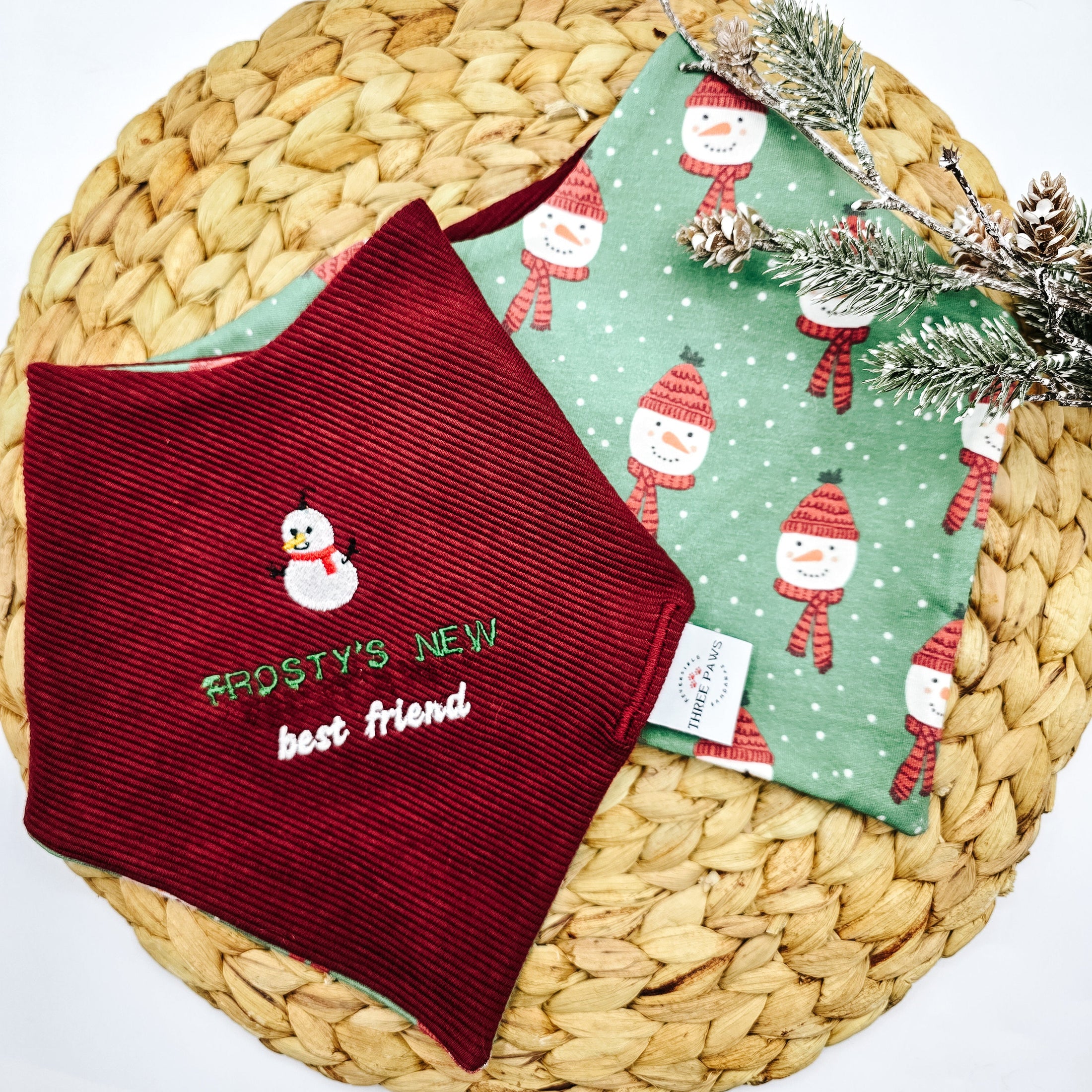 Frosty's best friend Dog Bandana
