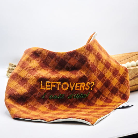 Leftovers Flannel Dog Bandana