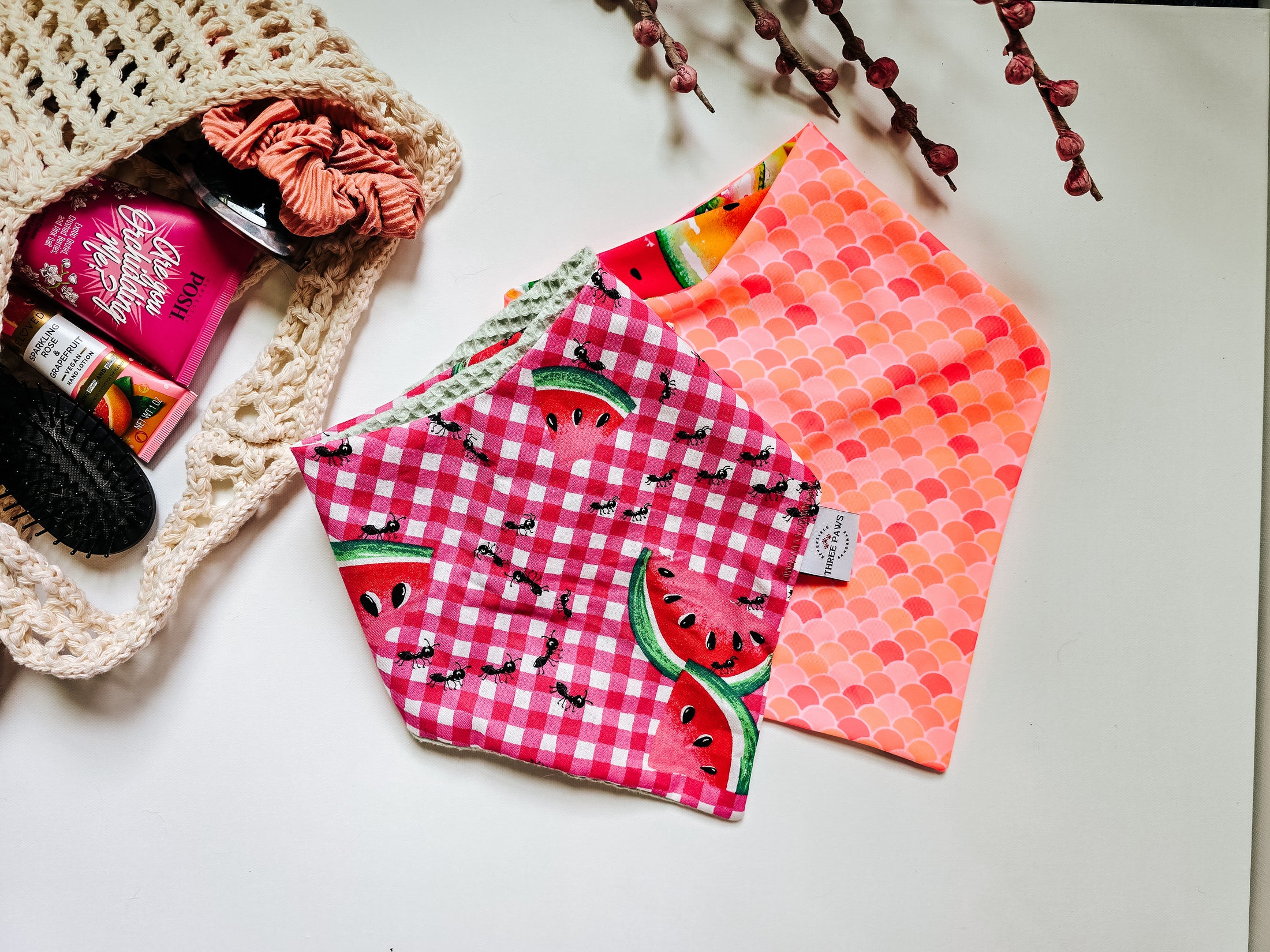 Watermelon Picnic Dog Bandana