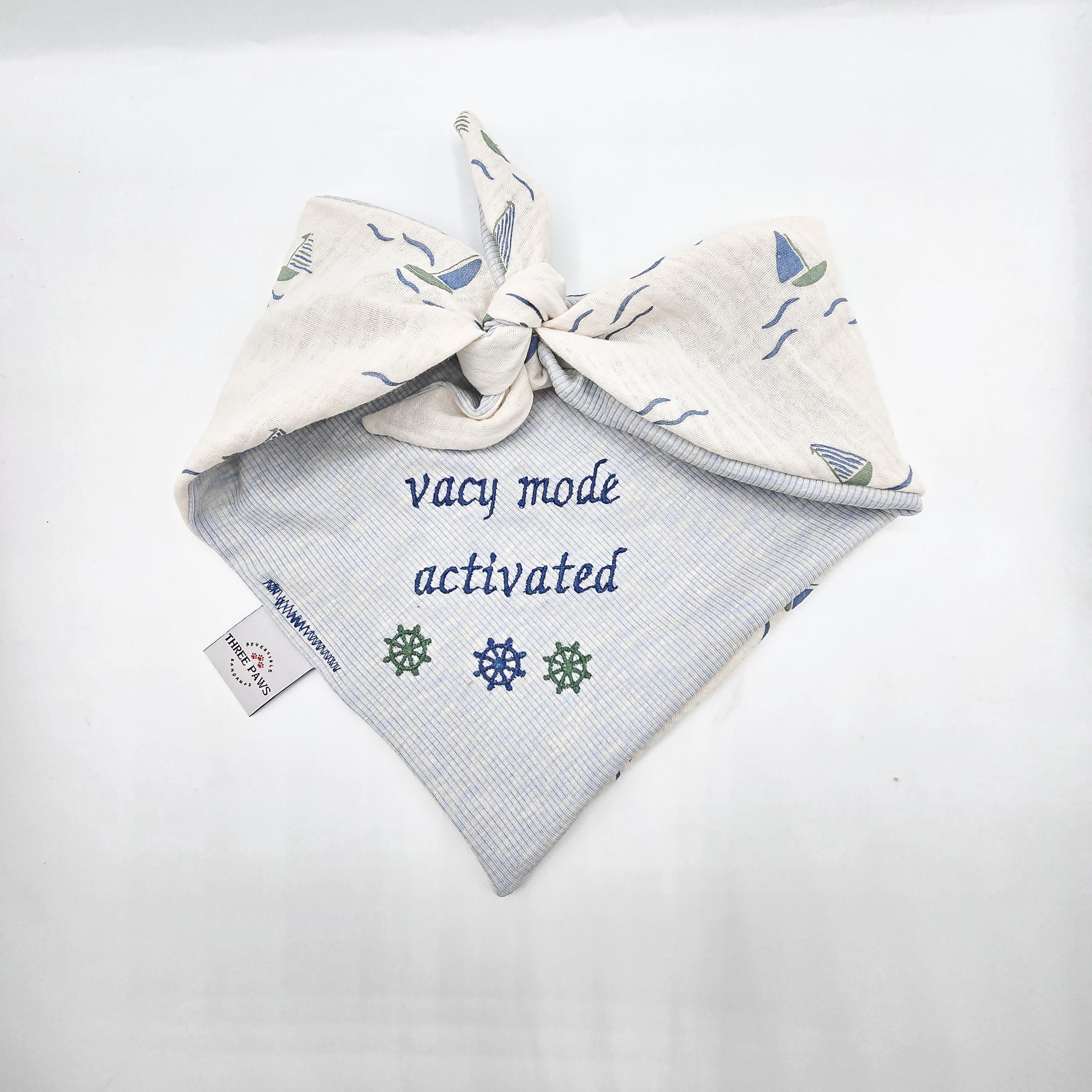 Sailor Boat Dog Bandana