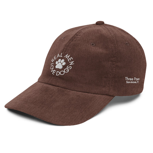 Vintage Real Men Love Dogs Hat