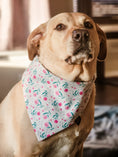 Load image into Gallery viewer, Tea Roses Dog Bandana
