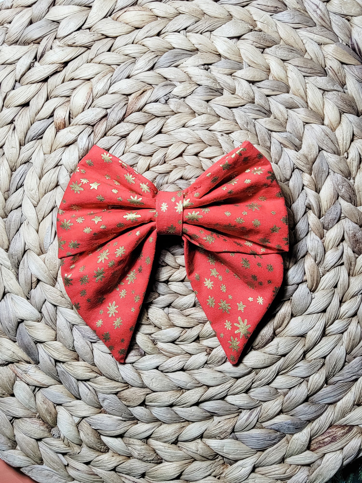 Christmas Star Hair Bow