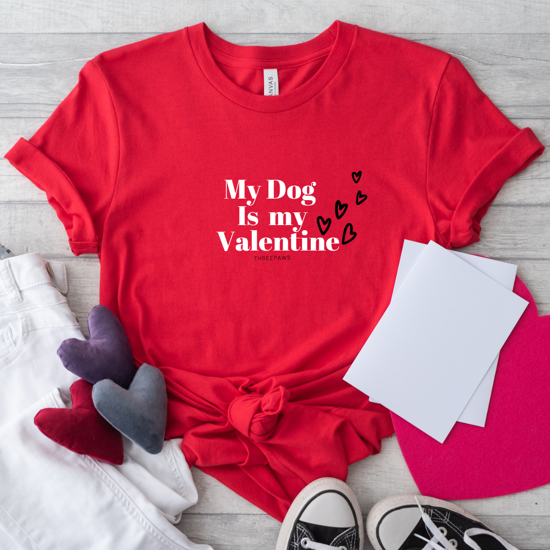 My Dog is my Valentine Shirt