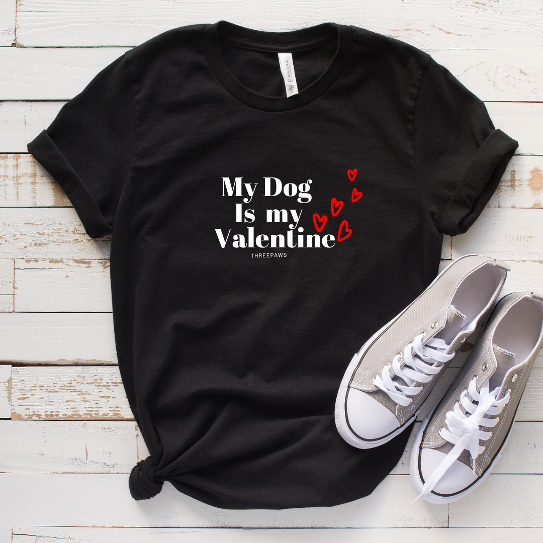 My Dog is my Valentine Shirt