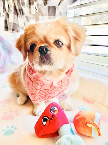 Wine &amp; Cheese Dog Bandana